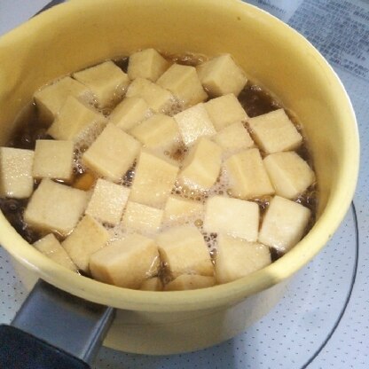 高野豆腐があまったので!簡単に作れて和食1品増えますね!ありがとうございました。